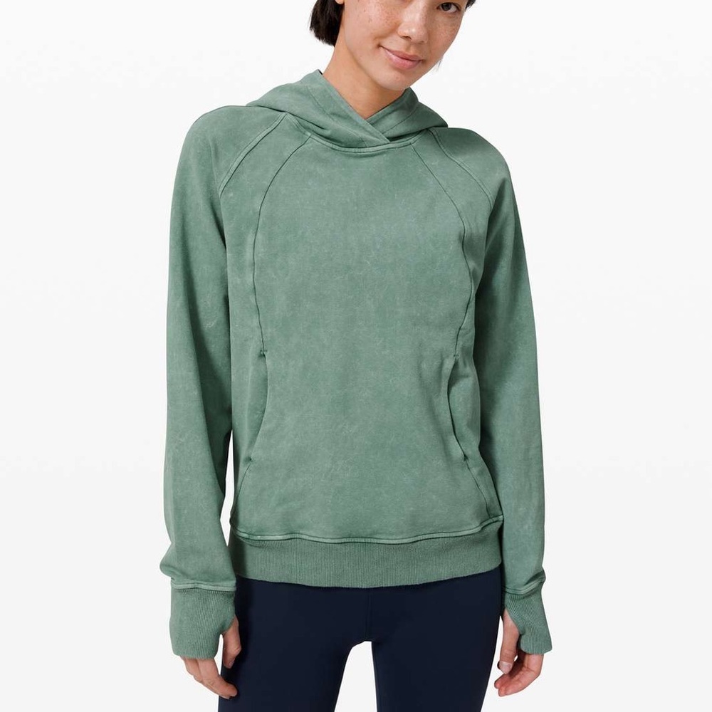 2/$50 Lululemon Green Scuba Pullover Size 6